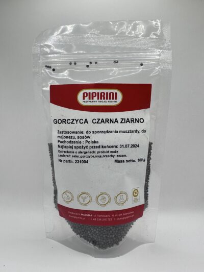 Gorczyca Czarna Ziarno 100g